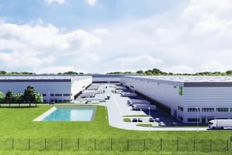 design cgi 2d and 3d warehouse, factory, industrial and commercial buildings