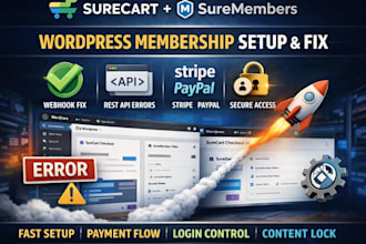 build surecart suremembers wordpress membership integration fix checkout ecom wp