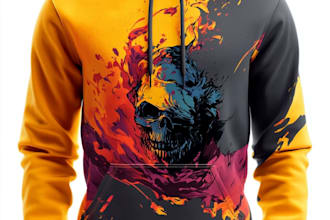 hoodie design or clothing design