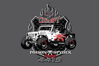design high quality jeep mascot logo design with fastest delivery