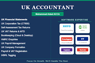 all types of accounting services for UK clients