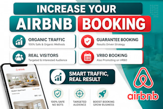 promote and market your airbnb listing, vrbo hotel to increase booking
