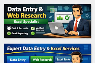 do accurate data entry scraping and in excel tasks