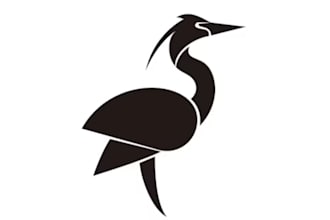 draw an awesome line art logo design
