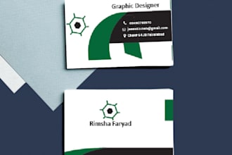 create professional business card, visiting card and stationary