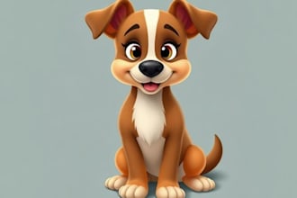 draw pet portrait with disney style