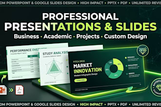 create professional presentations for school, business