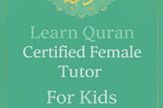 teach quran with tajweed, hifz and islamic studies