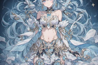 draw anime style nsfw fanart, ecchi and original characters