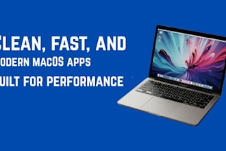 develop a macos desktop application with clean ui and smooth performance