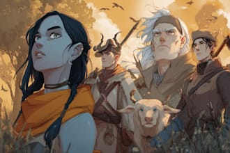 draw your dnd character commission art