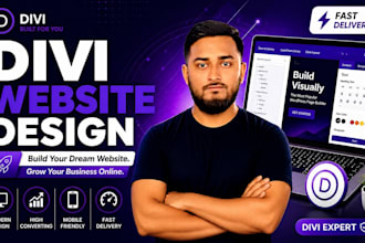 design and customize divi wordpress website with divi theme