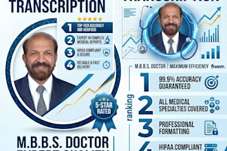 provide advanced medical transcription for doctors and healthcare professionals