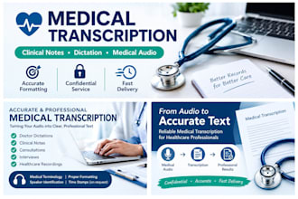 do medical transcription, clinical notes, and dictations