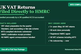be your UK accountant and file vat return
