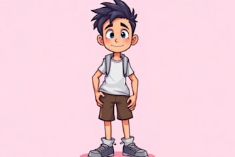 draw cartoon illustrations for you
