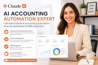 do claude code accounting automation CRM financial dashboard expensive tracking