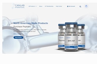 build fda compliant peptide website research nutraceutical supplement store