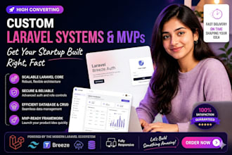 build a custom laravel mvp web app for your startup idea