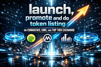 do crypto promotion for listing readiness, coingecko and cmc listing, lp lock