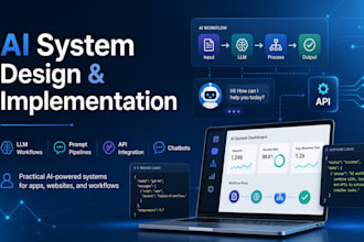 design and implement an ai system for your app
