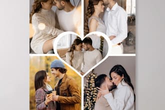 create photo collage, photo slideshow video, photo montage