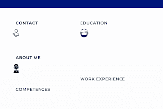 create professional resume , CV design
