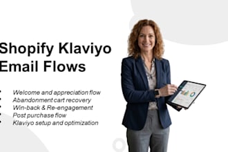 setup shopify klaviyo email flows