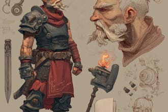 design original character concept art