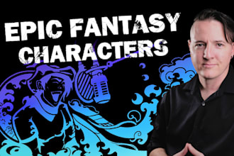 record a male epic fantasy voiceover for your video game or animation character