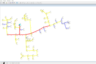 design a water supply distribution network using epanet professionally