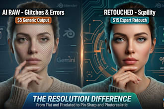 create professional ai art with retouching and upscaling