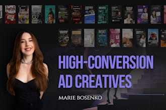 design static and motion ad creatives for social media