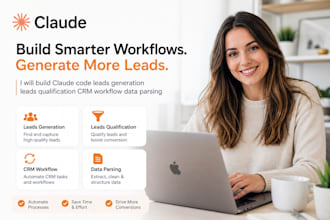 build claude code leads generation leads qualification CRM data parsing system