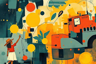 do illustration expresionism art, graffity, abstract