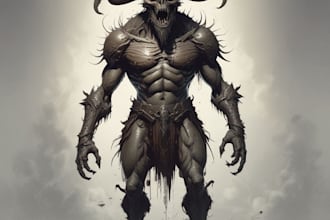 do fantasy acharacter , fantasy, and horror character art
