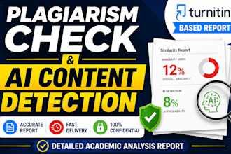 check plagiarism and ai content detection with a detailed report