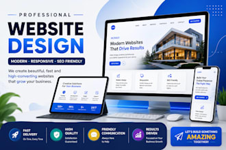 design a professional wordpress website, logo, and SEO