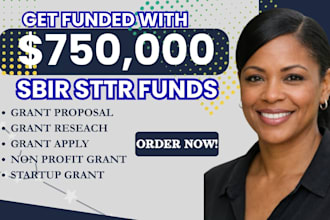 write and apply sbir sttr startup funding for small business and nonprofit grant