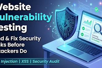 perform website vulnerability assessment and security testing