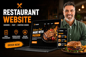create a high converting restaurant website with booking and ordering