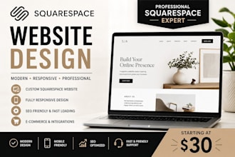 design, redesign, or fix your squarespace website