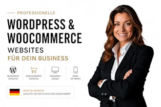 do german deutsch business wordpress woocommerce website