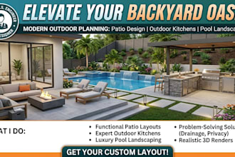 outdoor planning patio design outdoor kitchen pool landscaping backyard oasis