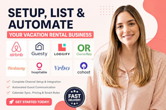 setup, list airbnb, guesty lodgify, ownerrez, hostaway, hospitable, vrbo, cohost