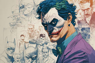comic book illustration with comic book illustrator