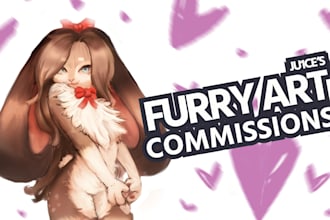 draw your furry character or fursona, in sfw and nsfw