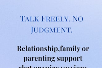 marriage and parenting coach nonjudgmental listener