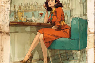 comic book illustration with comic book illustrator