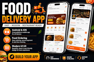 develop food delivery mobile app for restaurants